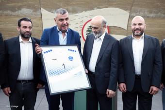 جعجع يستقبل الهيئة الإدارية لنادي الشبيبة البوشرية