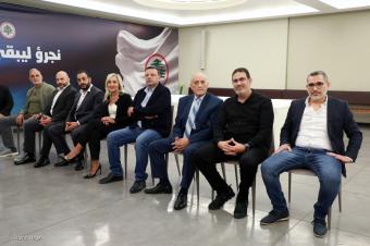 جعجع يستقبل الهيئة الإدارية لنادي الشبيبة البوشرية