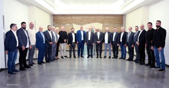 جعجع يستقبل الهيئة الإدارية لنادي الشبيبة البوشرية