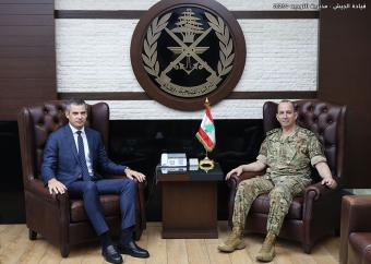 هيكل استقبل فرنجية وقائد اليونيفيل