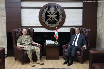هيكل استقبل فرنجية وقائد اليونيفيل