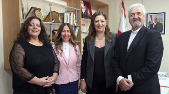 وفد من أوسيب يزور المديرة العامة لتلفزيون لبنان