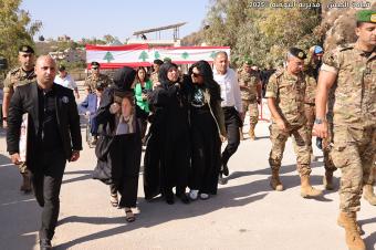 قائد الجيش يحضر حفل افتتاح ثكنة محمد فرحات في كفردونين