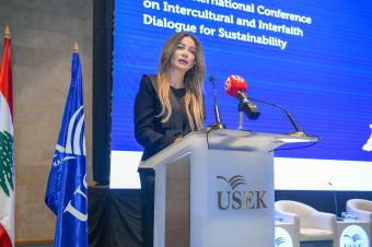 بالصور - مؤتمر بيروت الدولي حول حوار الحضارات والأديان من أجل الاستدامة في جامعة "الروح القدس"