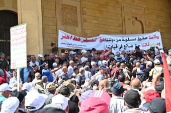 اعتصام للعسكريين المتقاعدين (نداء الوطن)
