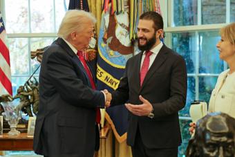 بالفيديو والصور: الشرع في البيت الأبيض