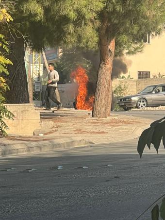 بالفيديو - قتيلان جرّاء استهداف سيارة في راشيا الوادي