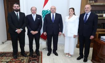 هيئة الأسواق المالية تؤدّي اليمين أمام عون