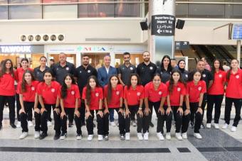 بعثة منتخب لبنان للسيدات تتوجّه إلى جدة