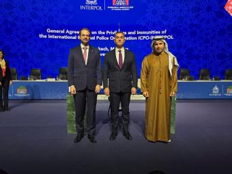 لبنان يوقّع الاتفاق العام لامتيازات وحصانات الإنتربول خلال جمعيته العامة في مراكش