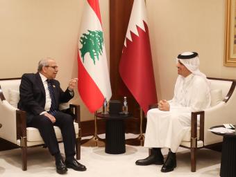 سلام يلتقي رئيس وزراء قطر ويثمّن دعم الدوحة للبنان