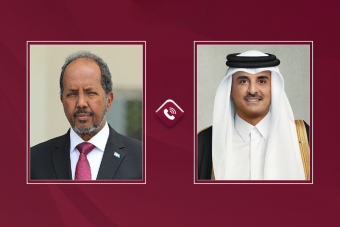 أمير قطر يؤكد دعم دولته الكامل لسيادة الصومال ووحدة أراضيه