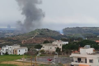 بالفيديو: غارة عنيفة على بلدة أنصار