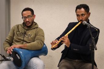 عزف خلال الأمسية (نداء الوطن)