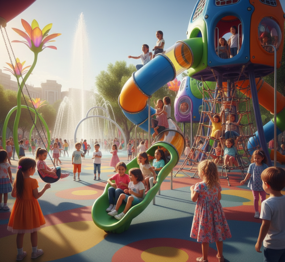 سموم متخفية في ملاعب الأطفال