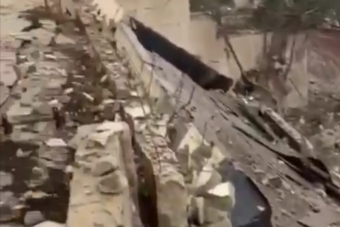 بالفيديو: نسف "شاليه" في الخيام