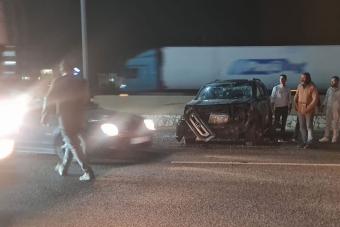 جريحان في حادث سير على اوتوستراد نهر إبراهيم