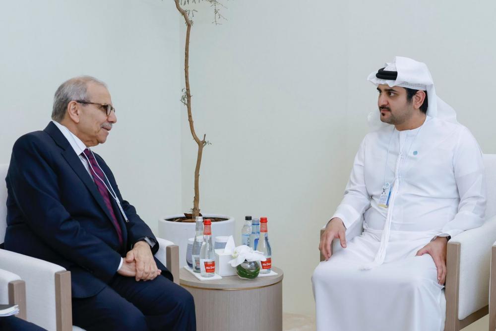 سلام يلتقي نائب حاكم دبي على هامش القمة العالمية للحكومات