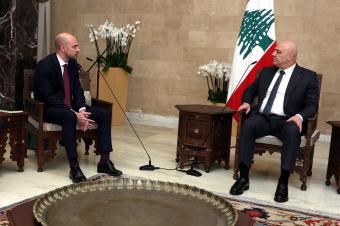 بارو في بعبدا: تحضيرات مؤتمر باريس في الدوحة ودعم فرنسا للبنان