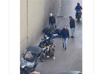 حادث سير تحت جسر الطيونة… ولا علاقة له بحاجز أمني