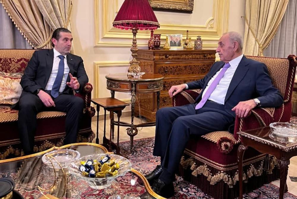 الحريري في عين التينة بسيارة برّي