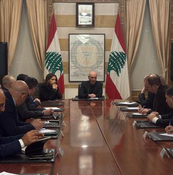 بالصور - اجتماع تنسيقي للحجار في وزارة الداخلية