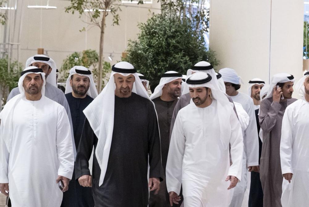 بالفيديو والصور: محمد بن زايد في 