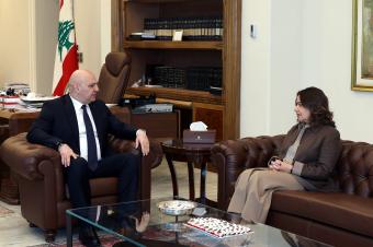 لقاءات إغاثية وديبلوماسية وسياسية في قصر بعبدا