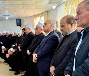 أبي المنى في تشييع الأعور في حمانا: نرفض تحويل الجريمة إلى مشكلة طائفية أو مذهبية أو مناطقية