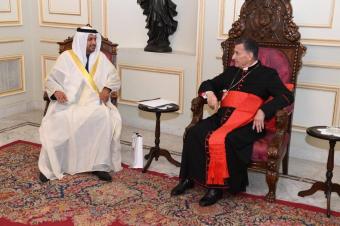 الشامسي في بكركي ودار الفتوى مودّعاً
