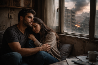 "كل مرة نحاول… تنهار حياتنا": قصة حب في زمن الحرب