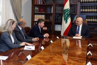 كنعان من بعبدا: اثبت الجيش أنه الحماية الأساسية لنا ولا خلاص الا بالدولة وبه