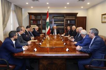 وفد من دبل في بعبدا والرئيس عون يَعِد بمتابعة مطالب البلدة