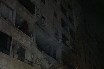 بالفيديو والصورة - استهداف شقّة سكنية في تحويطة الغدير