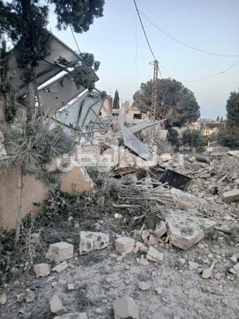 بالصور: قعقعية الجسر بعد الغارات الأخيرة