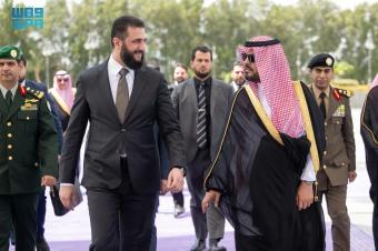 الشرع يصل إلى جدة