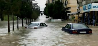 الشمال يغرق في ساعتين