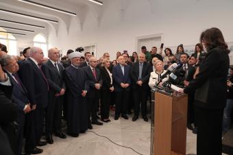 بالصور: الحجار شارك في لقاء "جمعية المقاصد"
