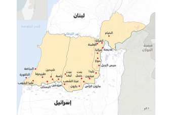 تاريخ الألوان التي حكمت حدود لبنان