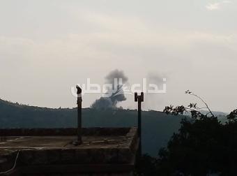 بالفيديو والصورة: غارة على زوطر الشرقية