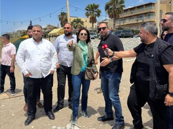 وزيرة السياحة تفتتح شاطئ العقيبة