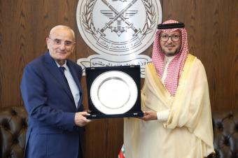 منسّى استقبل بخاري: المملكة تقف إلى جانب لبنان وشعبه