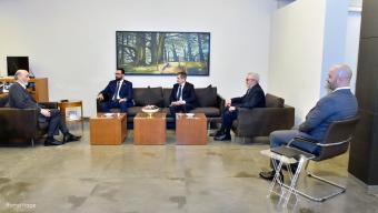 من لقاء الهزاع وجعجع في معراب