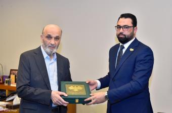من لقاء الهزاع وجعجع في معراب