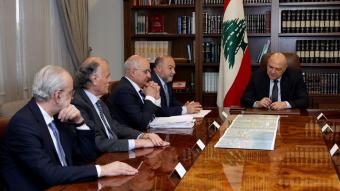 الرئيس عون عرض مع مجلس الإنماء والإعمار للخطط الموضوعة للمراحل المقبلة