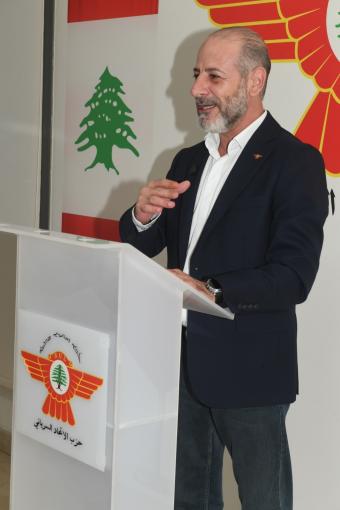 مراد: منعنا مع الحلفاء إقامة ولاية الفقيه.. وفرنسوا إسكندر منسقاً لحزب "الاتحاد السرياني" في بيروت