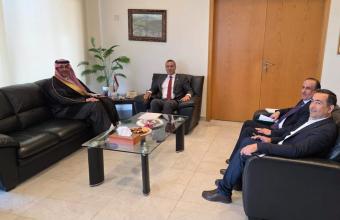 هاني بحث مع السفير السعودي اجراءات تنشيط الصادرات