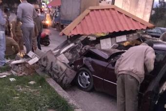 اصابة عسكري بحادث سير في مجدليا