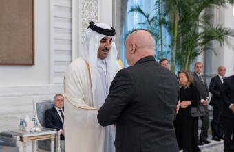 عون من الدوحة: لبنان لن ينسى مواقف الأمير الوالد الداعمة له