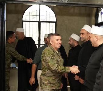 قائد القطاع الشرقي الجديد في اليونيفيل يزور حاصبيا ويبحث الأوضاع مع الشيخ شجاع